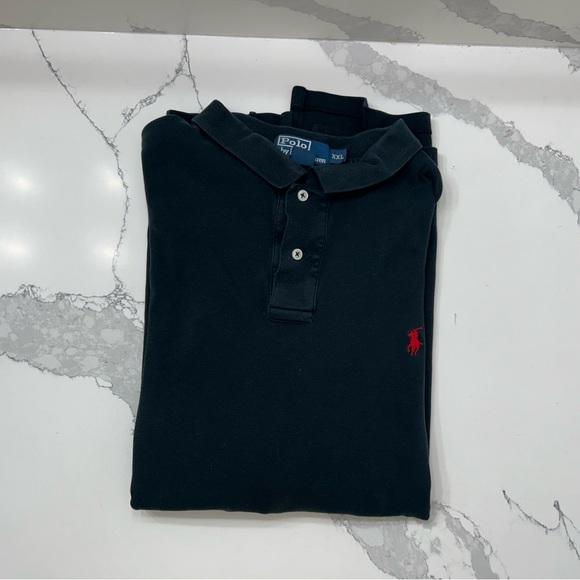 Polo by Ralph Lauren Men’s XXL Short Sleeve Classic Fit Polo Shirt - Black - Picture 2 of 5